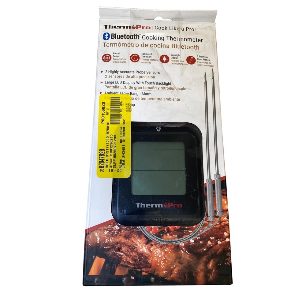 ThermoPro TP920W Bluetooth Cooking Meat Thermometer Dual Probe 650ft Range